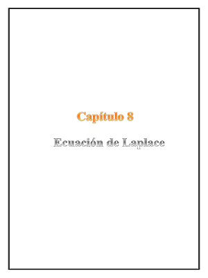 Capítulo 8 - Ecuación de Laplace